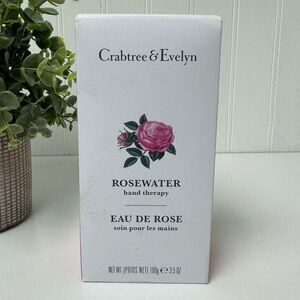 Crabtree & Evelyn Rosewater Hand Therapy 3.5 oz - NWT